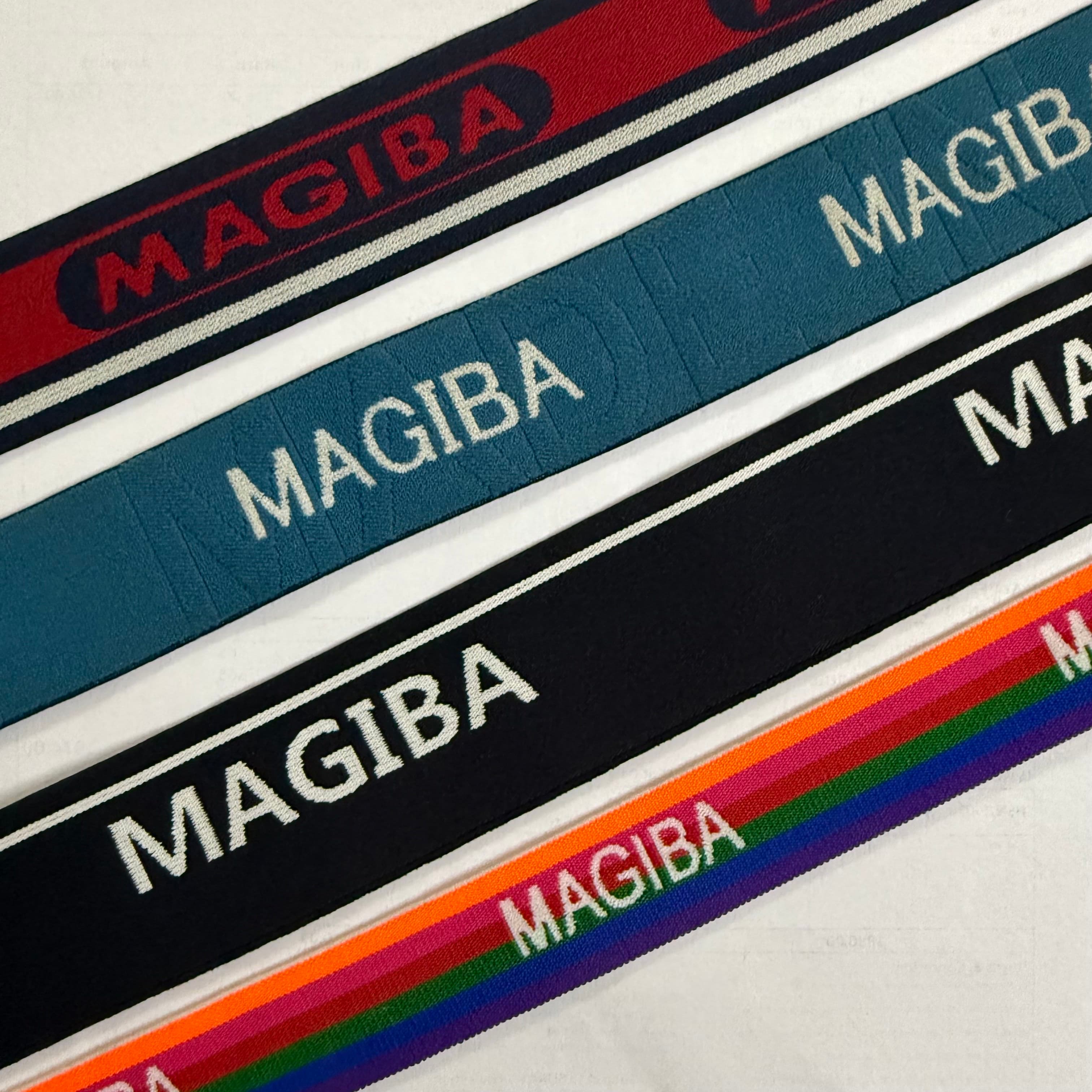 Narrow woven elastic tapes manufactured by Magiba
